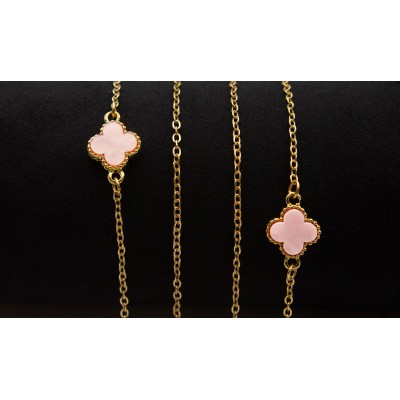 Цепочка 2412 светло-розовый Цепочка 2412 светло-розовый