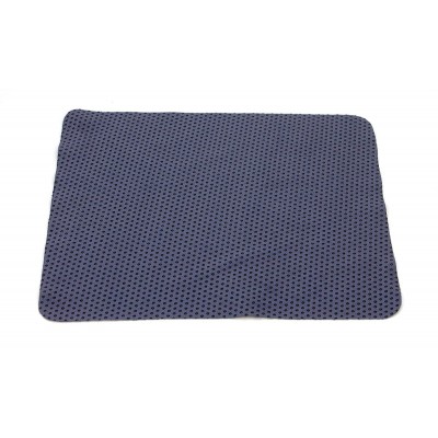 Салфетка микрофибра силикон темная (синяя)