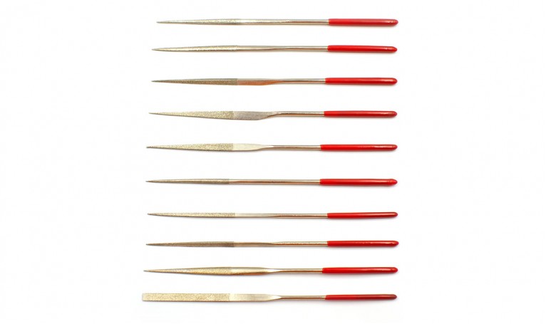 Набір алмазних надфілів 140x3 мм (10шт)