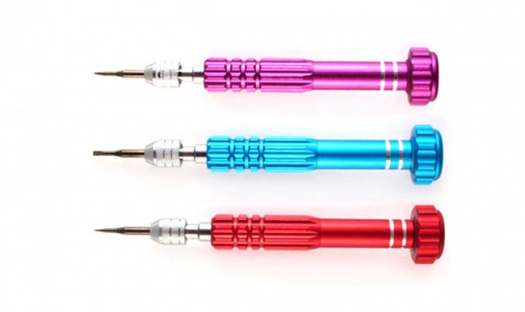 Викрутка кольорова з 4 змінними насадками