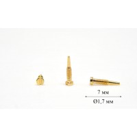 Гвинт направляючий для флекси Ø1,7 довжина 7,0 мм (жовтий)