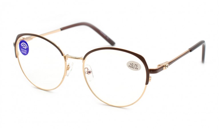 Очки Verse 23104-2 Blue blocker в металлической оправе