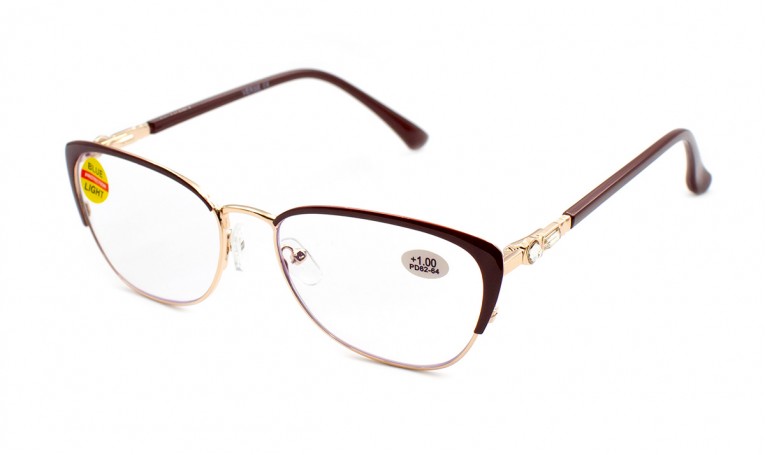 Очки Verse 24007-C2 Blue blocker в металлической оправе